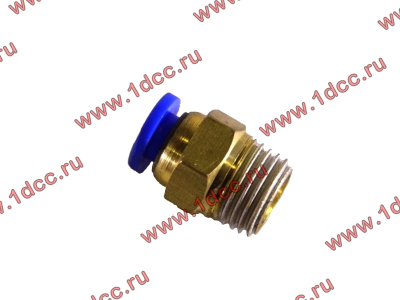 Фитинг (бронза, прямой, П конус 10) d-6 HOWO (ХОВО)  фото 1 Тула